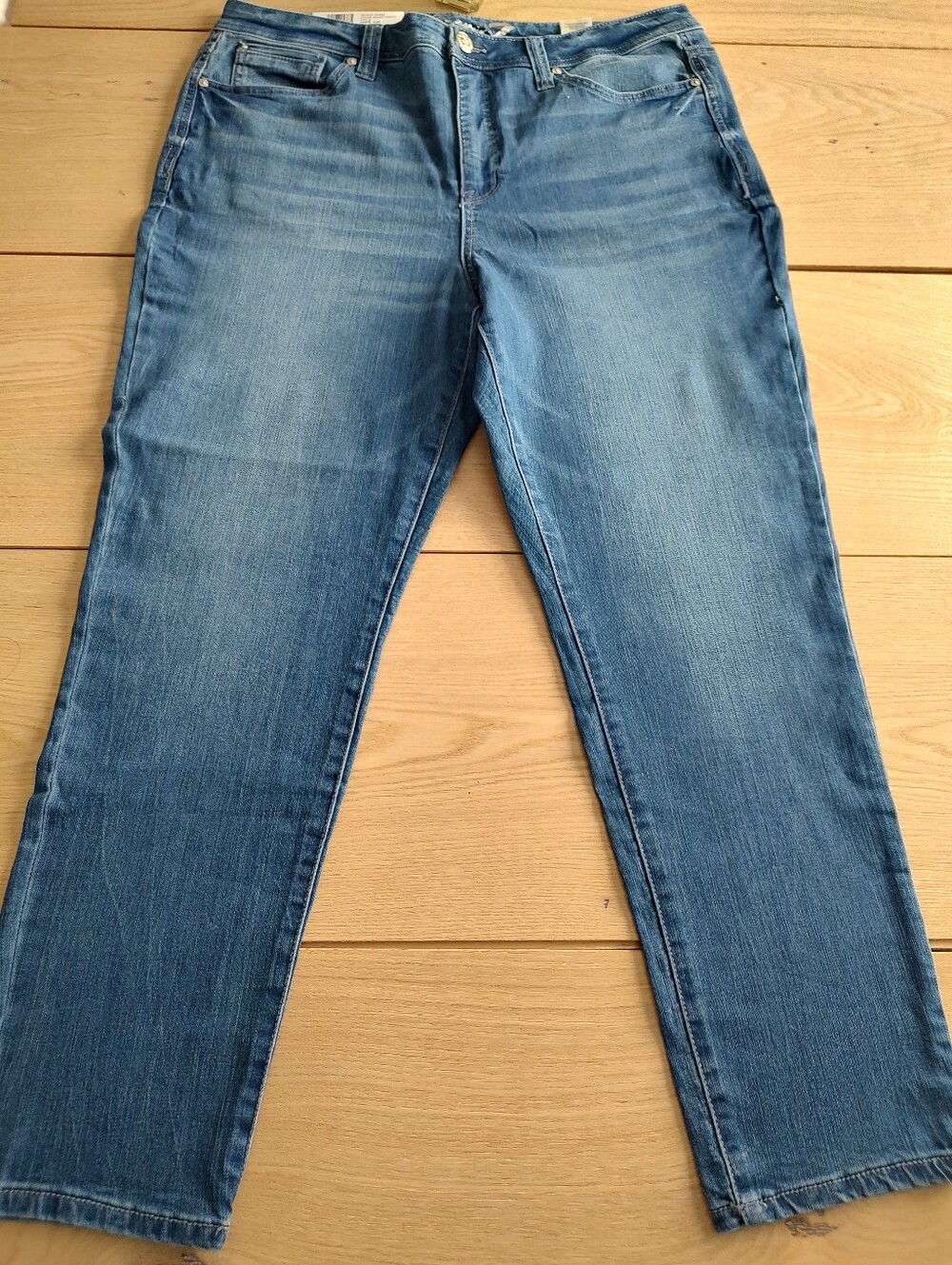 Seven 7 jeans Women Novelty Skinny Size 18 Color Blue Embellished Pockets New